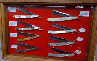 Rasiermesser - Raritäten Alte RM mit Perlmutt- und