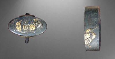 Fuchi-Kashira Nr. 18 (späte Edo Periode)