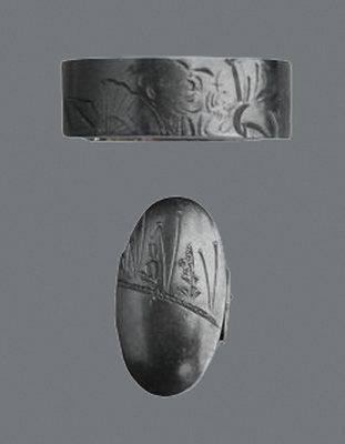 Fuchi-Kashira Nr. 24 (späte Edo Periode)