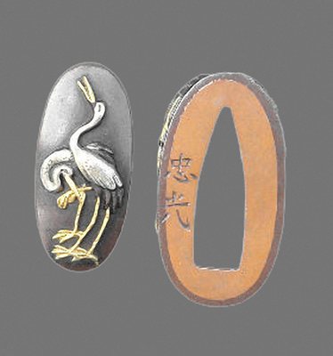Fuchi-Kashira Nr. 36 (späte Edo Periode)