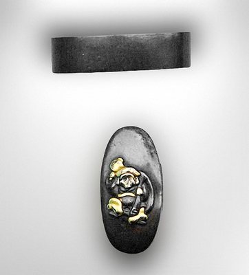 Fuchi-Kashira Nr. 37 (späte Edo Periode)
